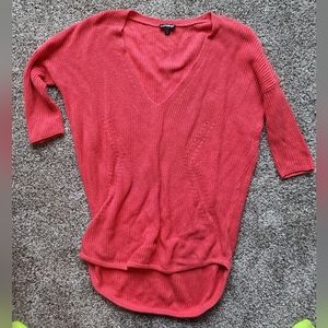 Express coral sweater